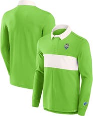 FANATICS Men's Fanatics Branded Green Seattle Sounders FC Penalty Kick Long Sleeve Polo