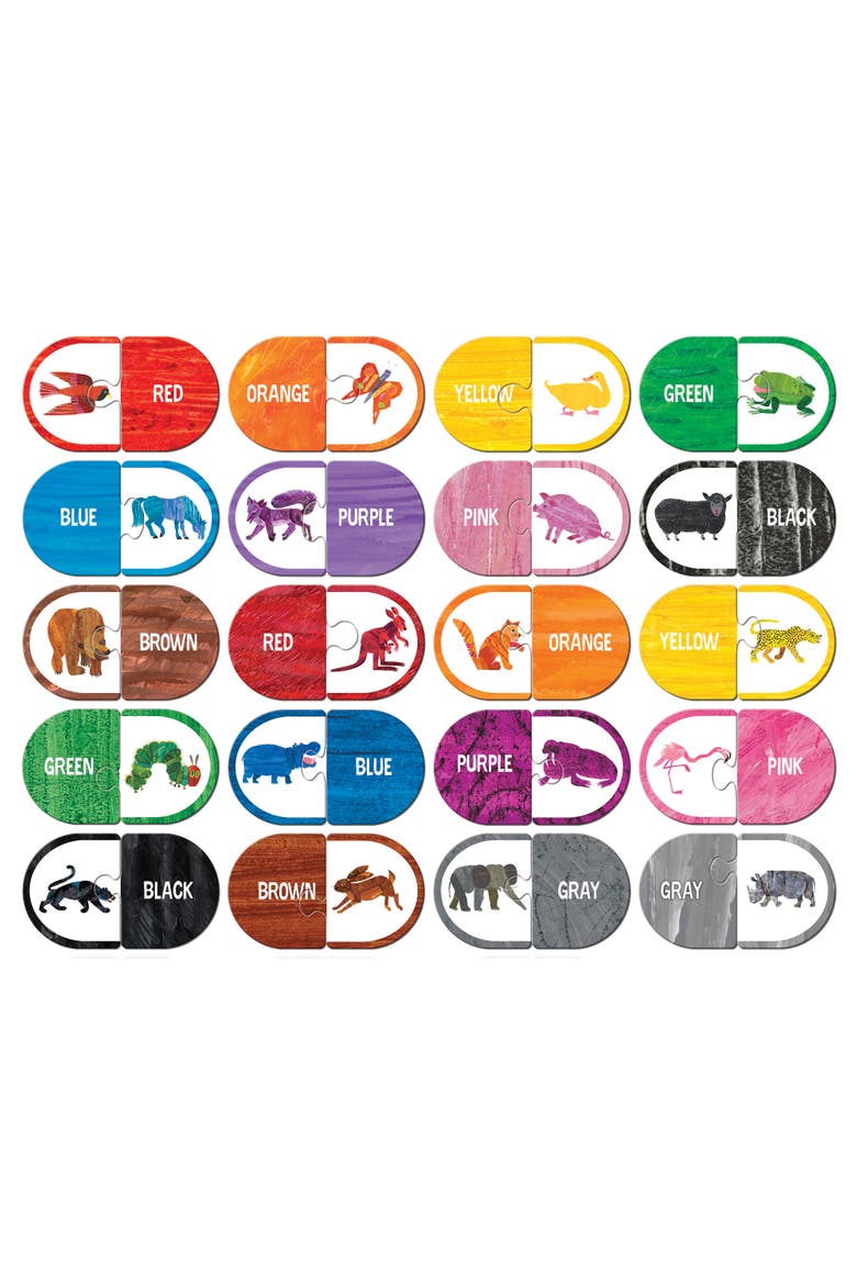Eric Carle Matching Color Puzzles, Alternate, color, Multicolor