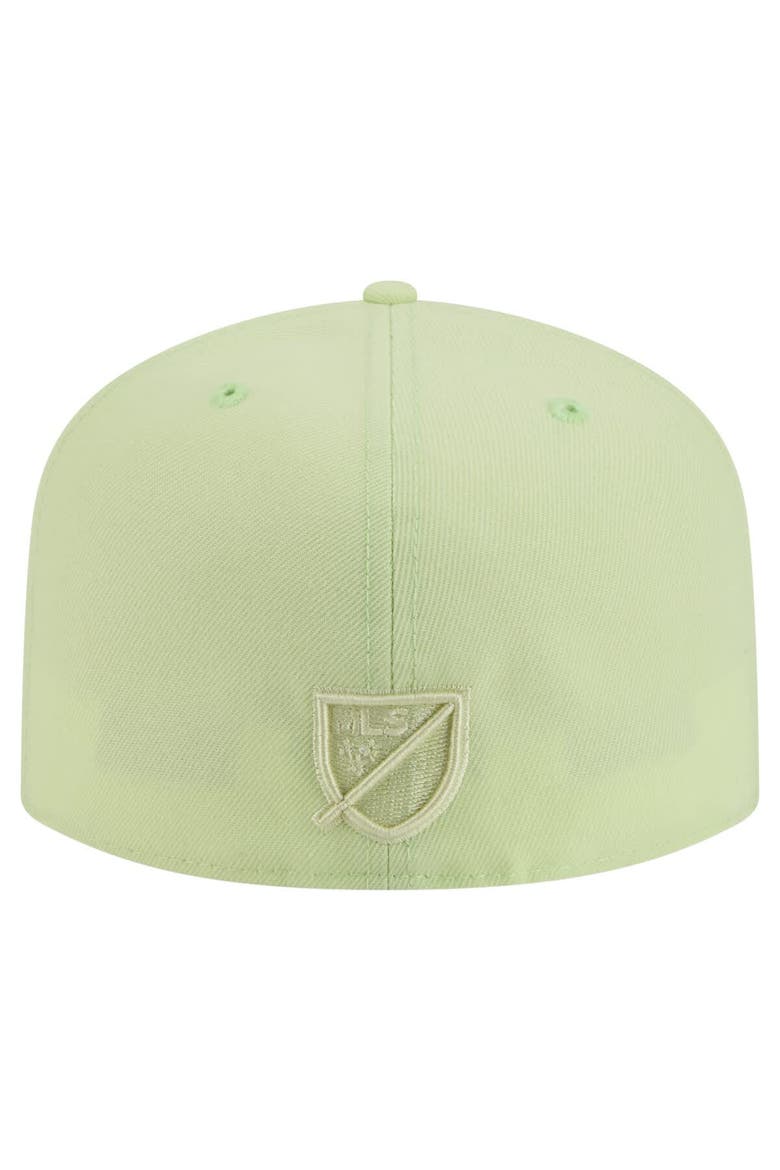 Men's New Era Green Columbus Crew Color Pack A-Frame 59FIFTY Fitted Hat, Alternate, color, Green