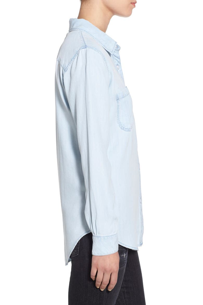'Carter' Chambray Shirt, Alternate, color, LIGHT VINTAGE WASH