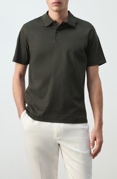 Fine Knit Cotton Polo
