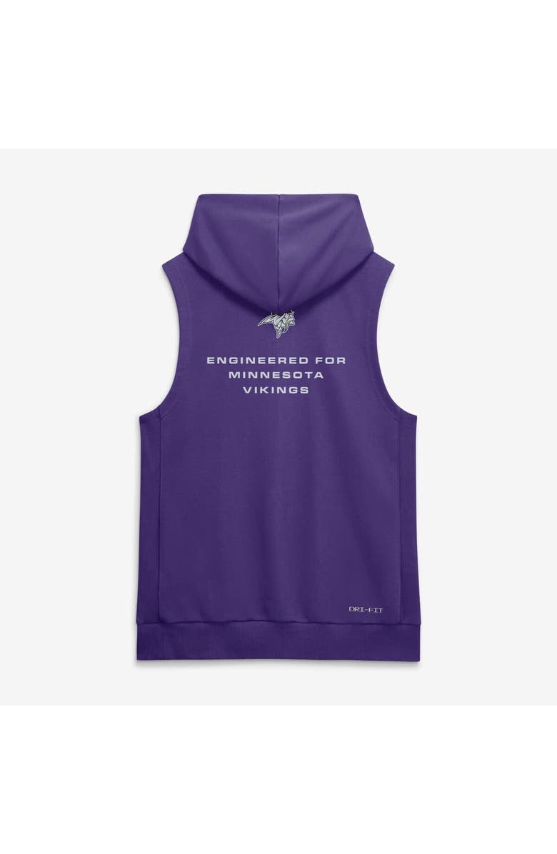 Nike Men's Nike Purple Minnesota Vikings Sideline Standard Issue Dri-FIT Sleeveless Hoodie, Alternate, color, Purple