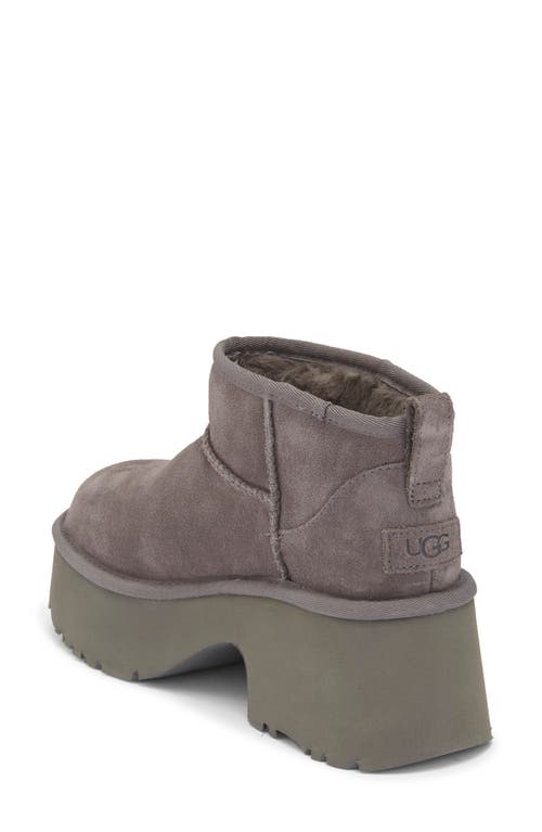 Ugg ® Classic Ultra Mini New Heights Platform Boot In Gray