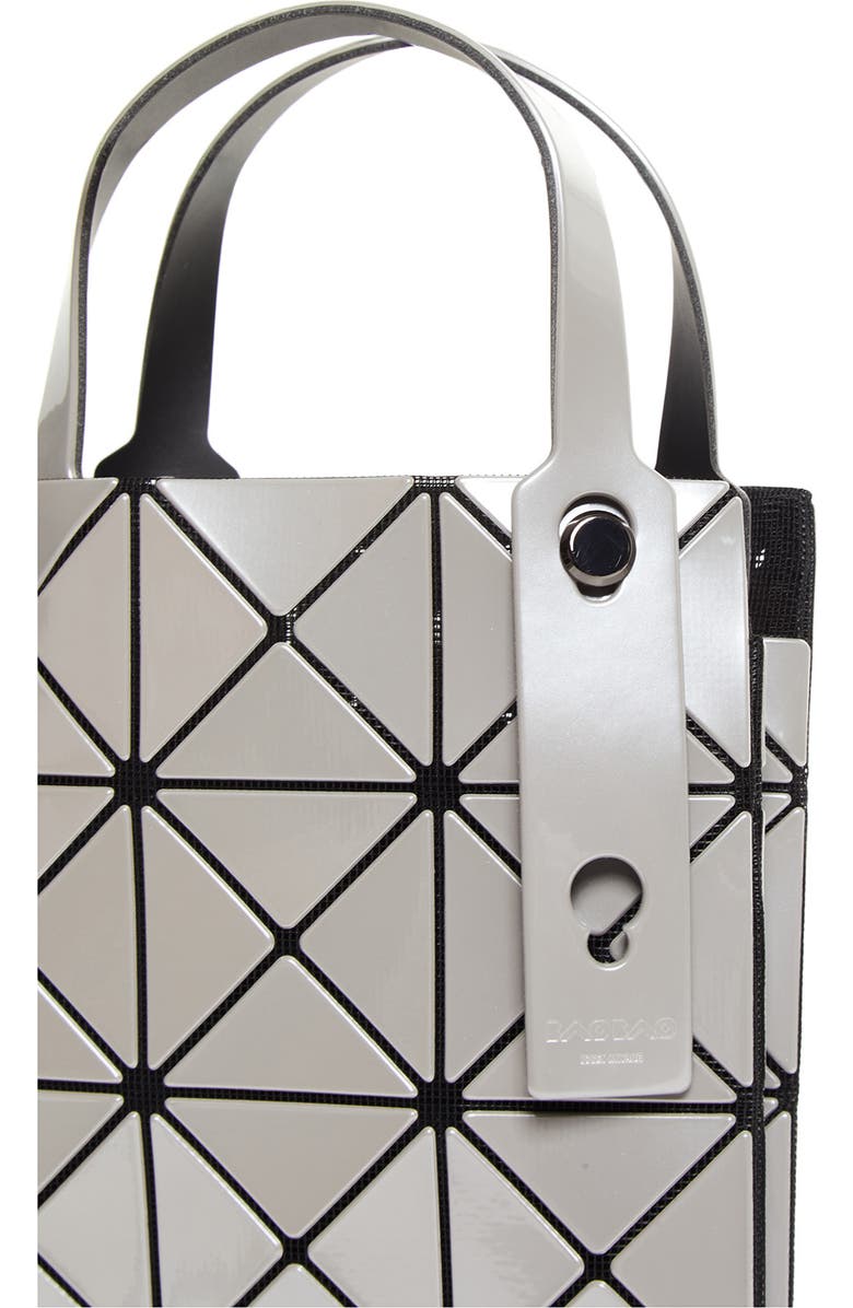 Bao Bao Issey Miyake Carat Top Handle Bag, Alternate, color, Gray