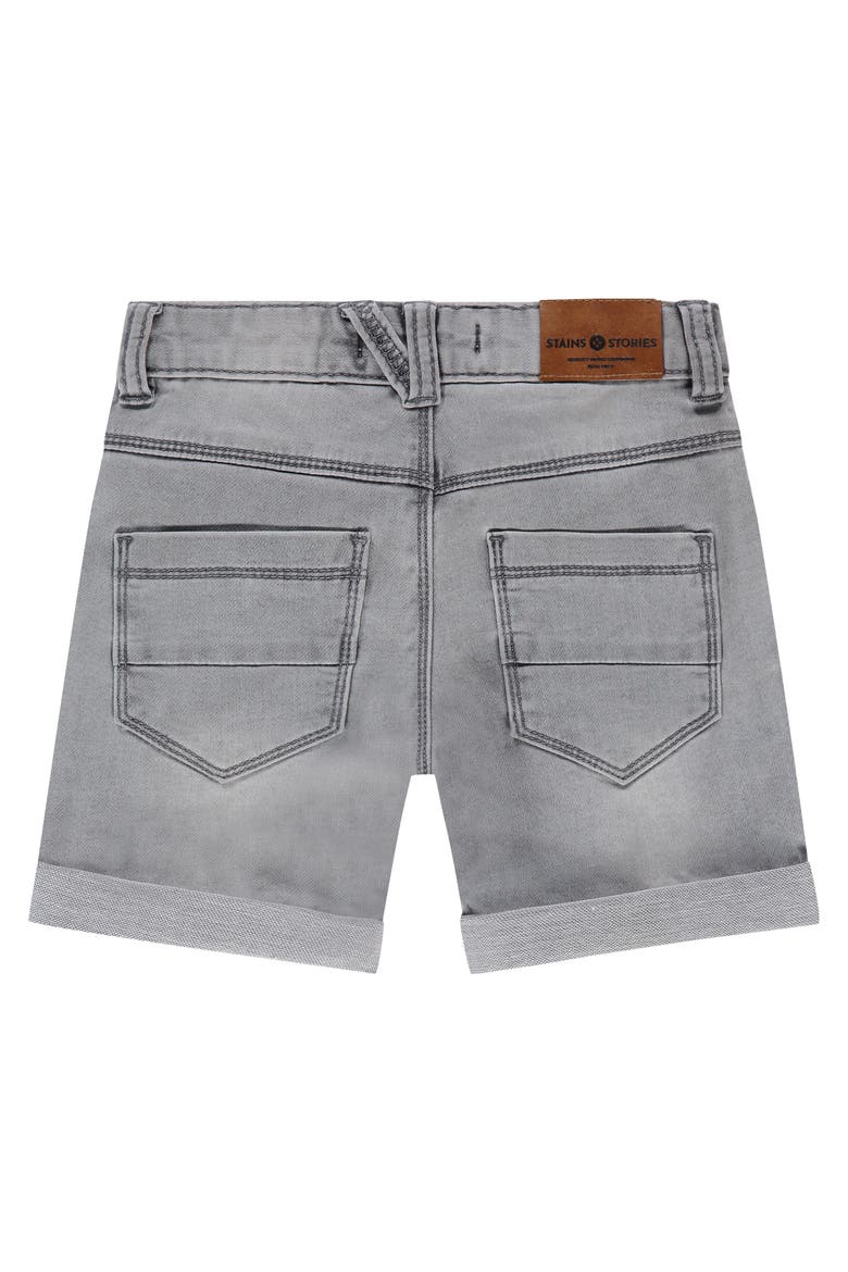 Classic Soft Denim Short, Alternate, color, Grey Denim