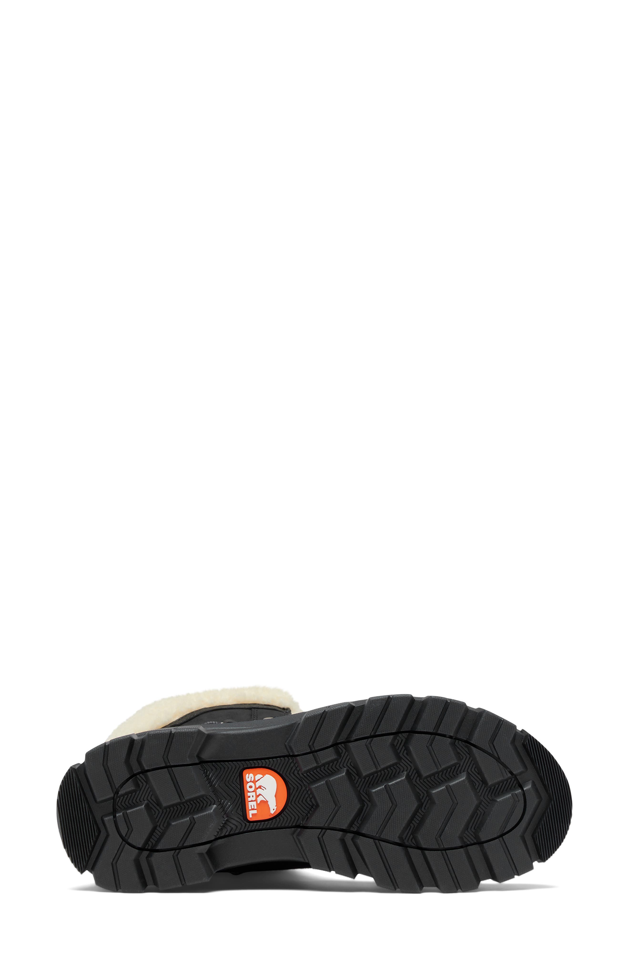 SOREL Tivoli V Parc Genuine Shearling Waterproof Boot, Alternate, color, Black/ Sea Salt