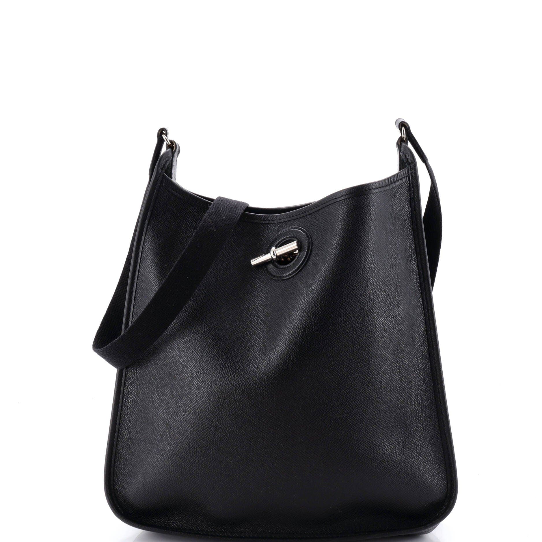 Pre-Owned Hermes Vespa Bag Epsom PM, Main, color, Noir