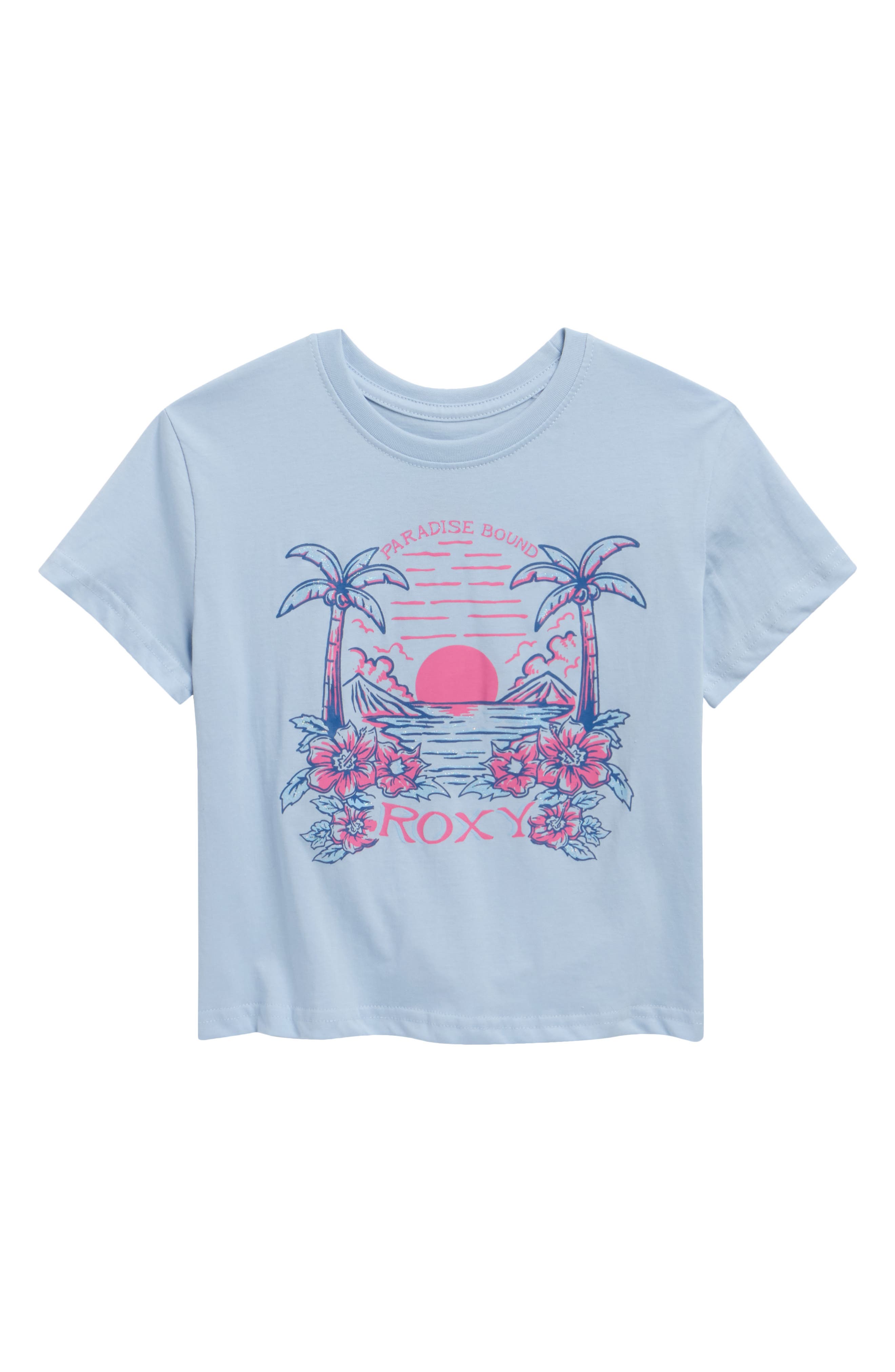 Roxy Kids' Paradise Bound Cotton Graphic T-Shirt