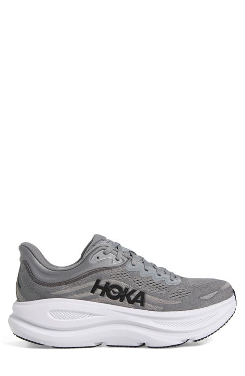 Hoka Bondi 8 Running Shoe In Gray