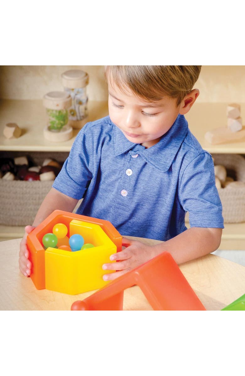 Kaplan Early Learning Company Discovery Stackers - Rainbow House - 5 Pieces, Alternate, color, Rainbow