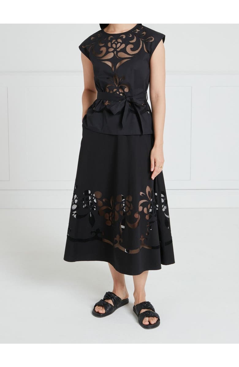 Temperley London Nelle Sleeveless Top, Alternate, color, Black
