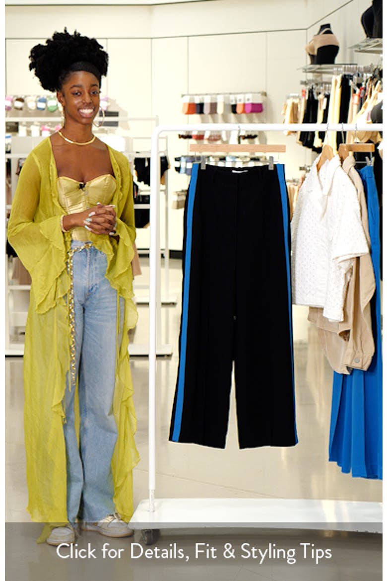 Isla Side Stripe Wide Leg Pants video