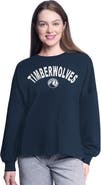 G-III 4HER BY CARL BANKS Women's G-III 4Her by Carl Banks Navy Minnesota Timberwolves Athletic Pullover Sweatshirt