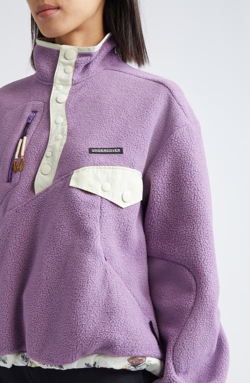 Undercover Fleece Jacket In Purple