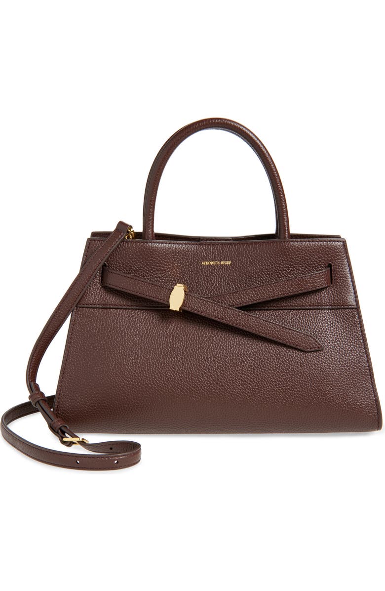 Veronica Beard Dash Leather Top Handle Bag, Main, color,