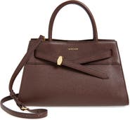Veronica Beard Dash Leather Top Handle Bag