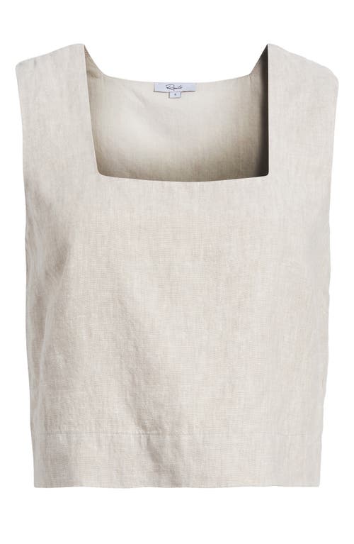 Rails Akira Sleeveless Top In Heathered Flax In Heathered Flax