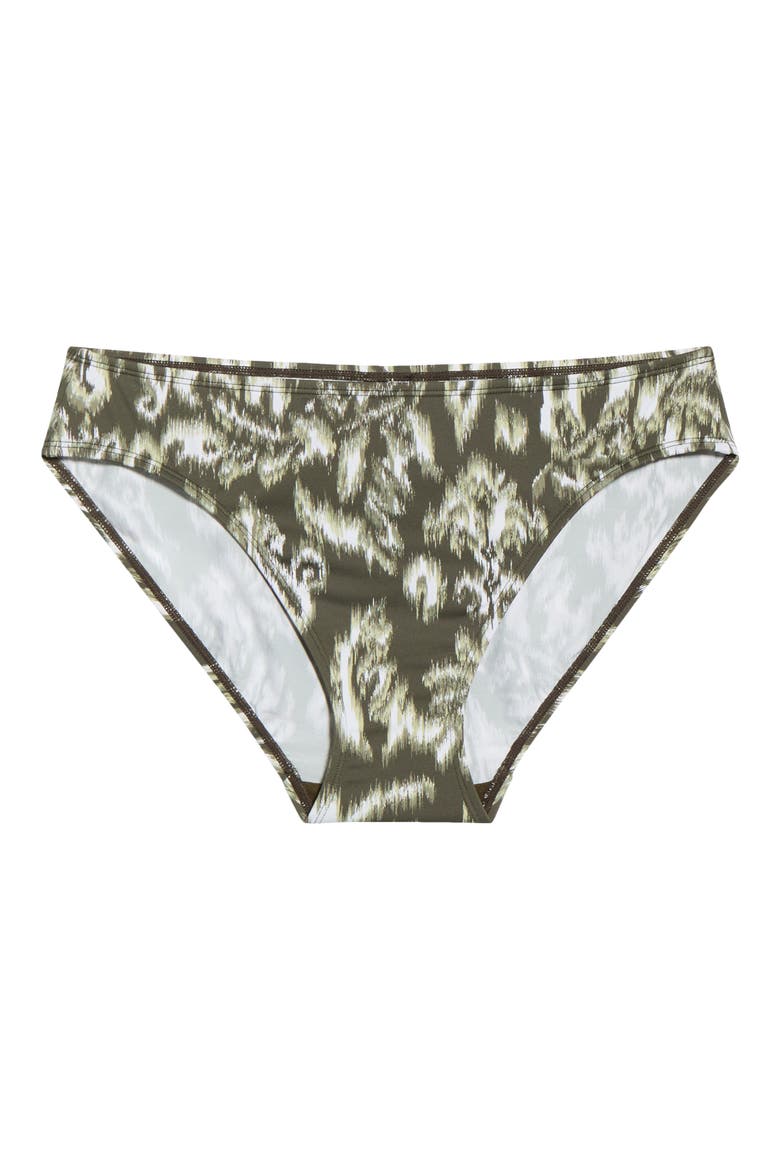 Print Hipster Bikini Bottoms, Alternate, color, GREEN MULTI