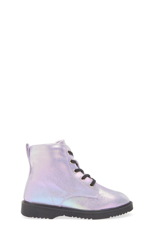 Harper Canyon Kids' Farrah Combat Boot In Animal Print
