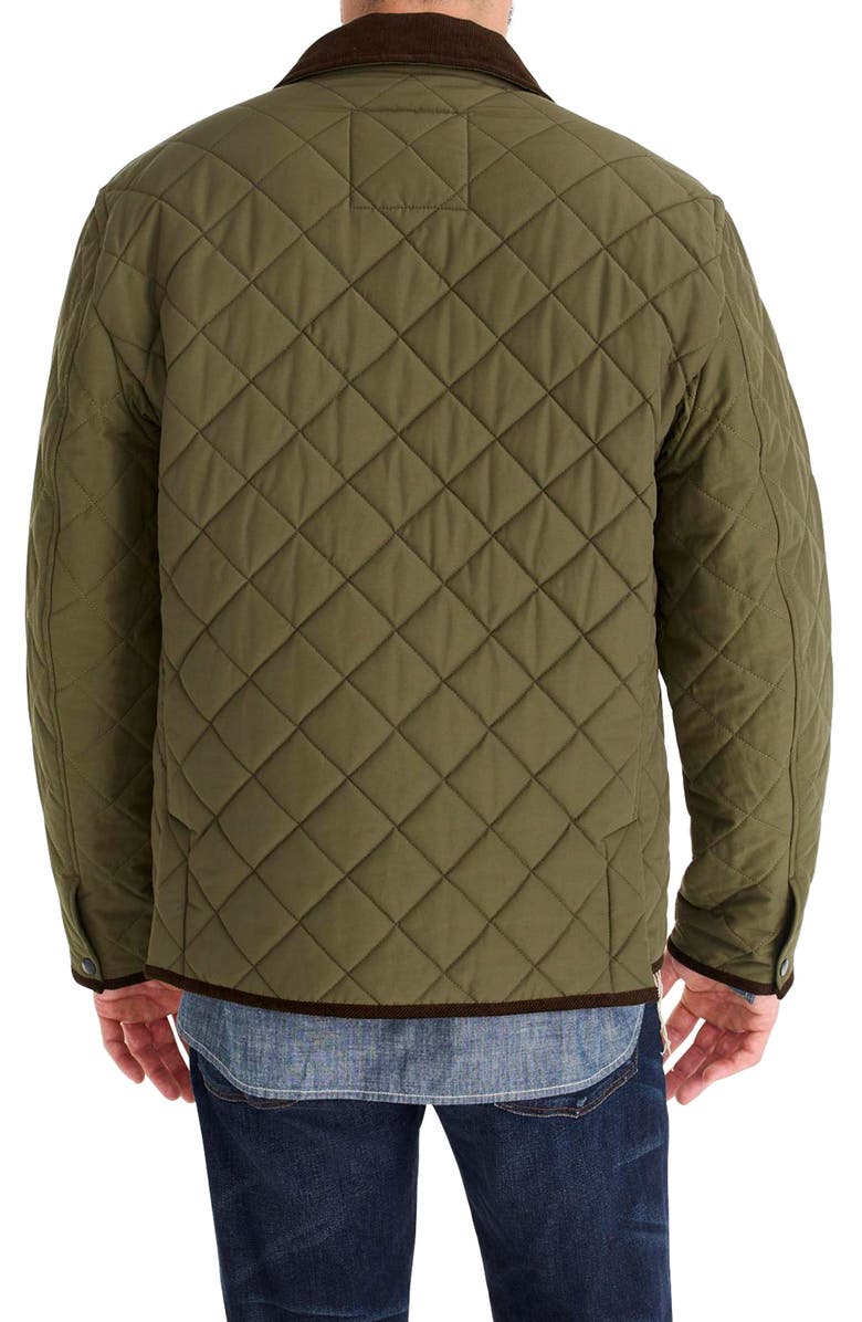 J.Crew Sussex Quilted Jacket with Corduroy Collar, Alternate, color,