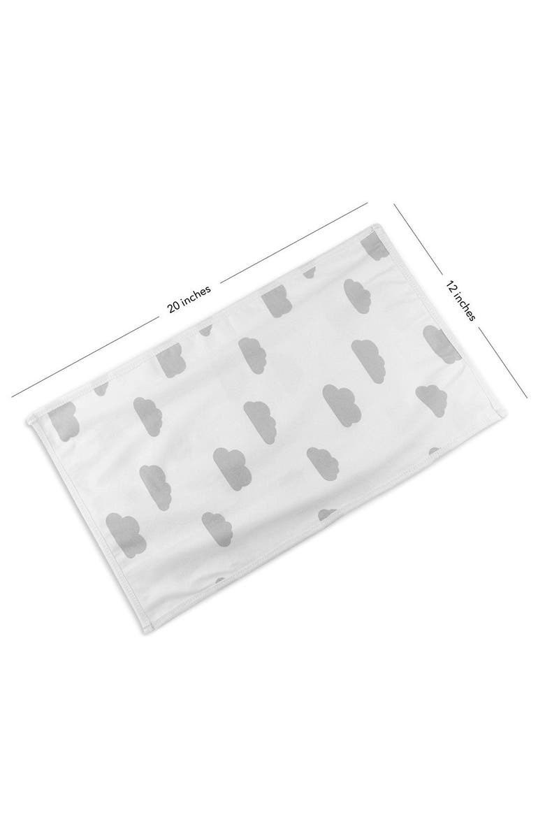 Ely's & Co. Waterproof Reversible Baby Burp Cloths 5 Piece Set, Alternate, color, Grey Combo