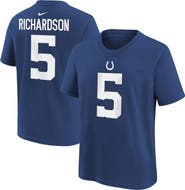 Nike Youth Nike Anthony Richardson Royal Indianapolis Colts Player Name & Number T-Shirt