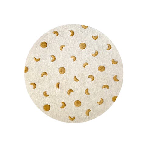 Maison Deux Moons Rug In Neutral