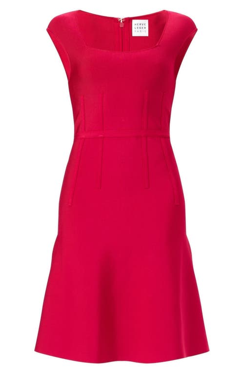 Herve Leger The Beatrice Dress In Red