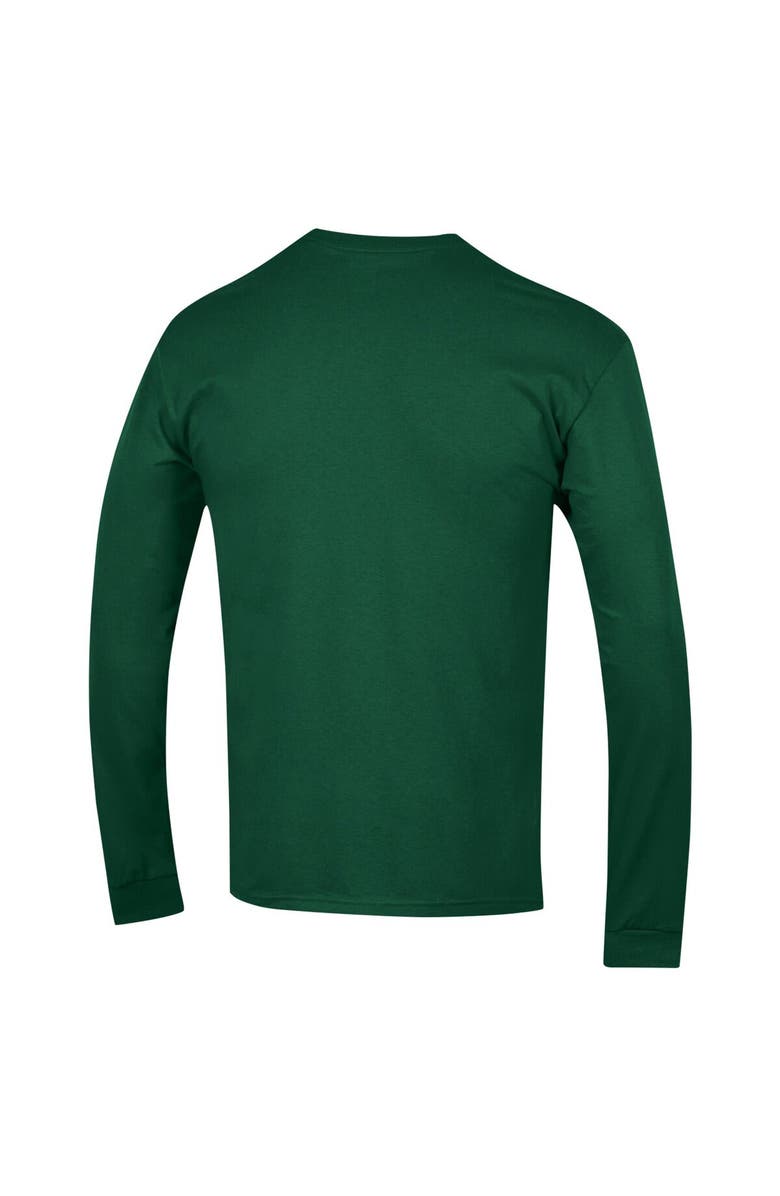 Champion Men's Champion Green Michigan State Spartans Basketball Icon Long Sleeve T-Shirt, Alternate, color, 