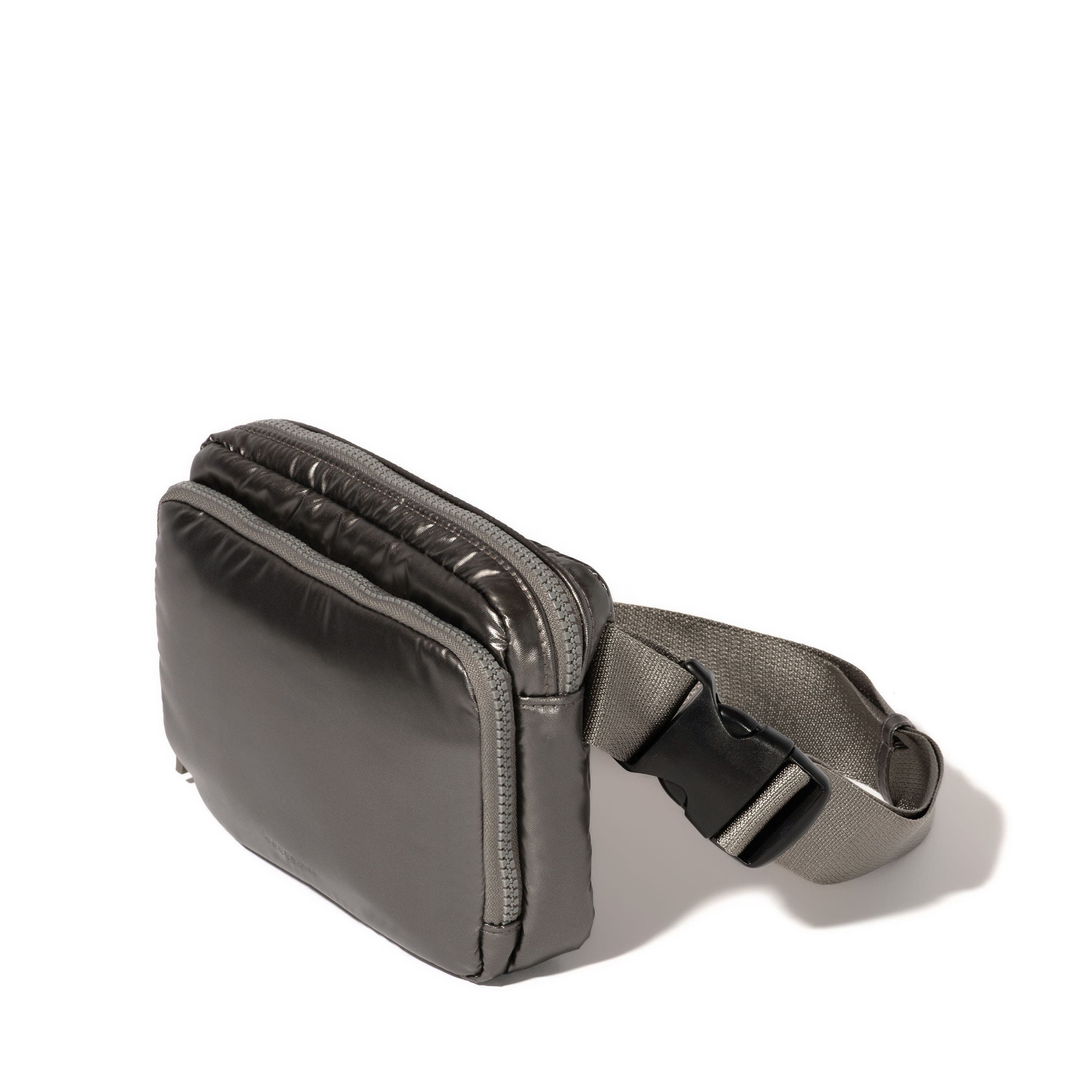 BAGGALLINI Modern Belt Bag Sling, Alternate, color, Gunmetal Puff