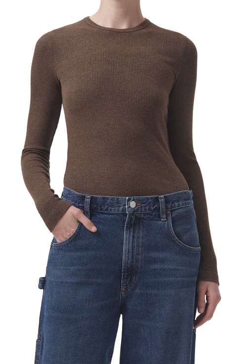 Delphi Slim Fit Ribbed T-Shirt