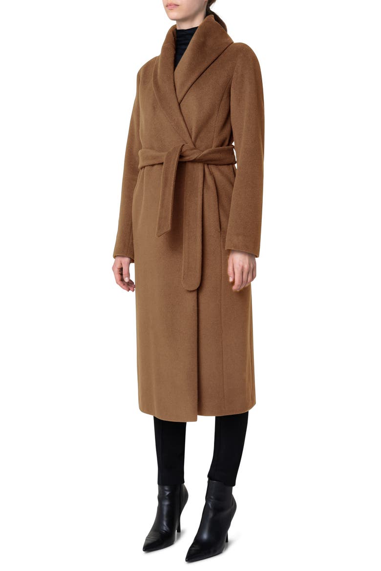 Wool Blend Coat, Alternate, color, MALT