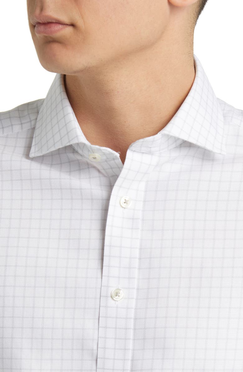 Charles Tyrwhitt Slim Fit Non-Iron Grid Dress Shirt, Alternate, color,