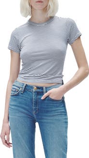 rag & bone Luca Stripe Baby Tee
