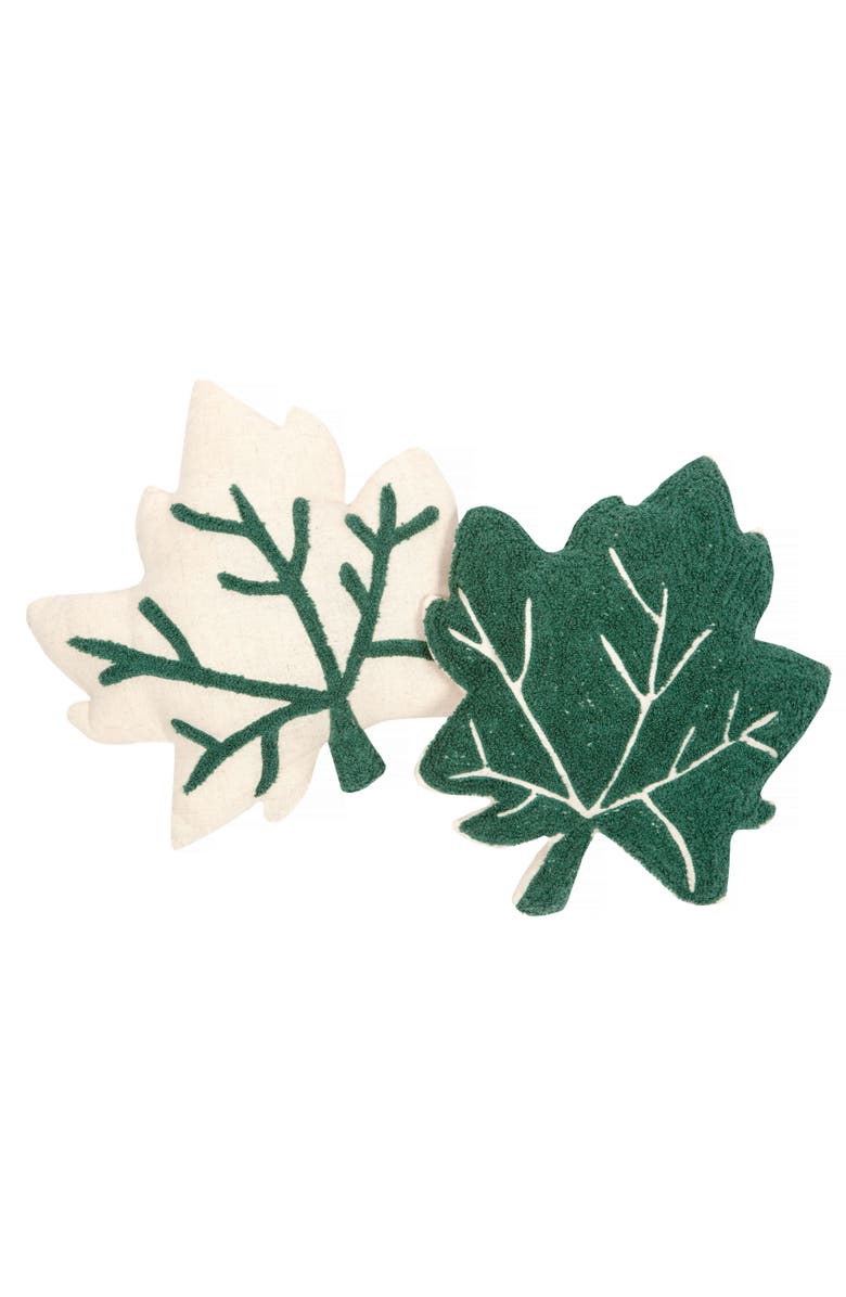 Nattiot Set of two Cushions Little Fall, Main, color, Green