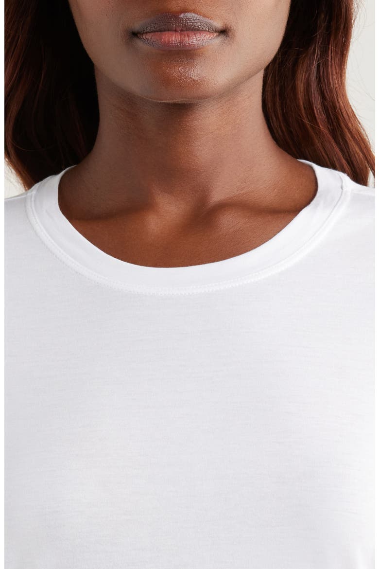 Organic Pima Cotton Lounge T-Shirt, Alternate, color, SINCERE WHITE