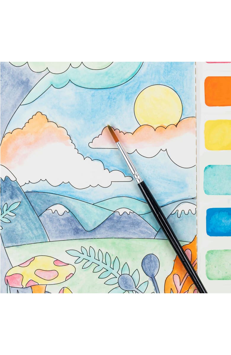 Brea Reese Vivid Watercolor Pad Kit, 8 Landscape & Flower Designs, Alternate, color, Multicolored