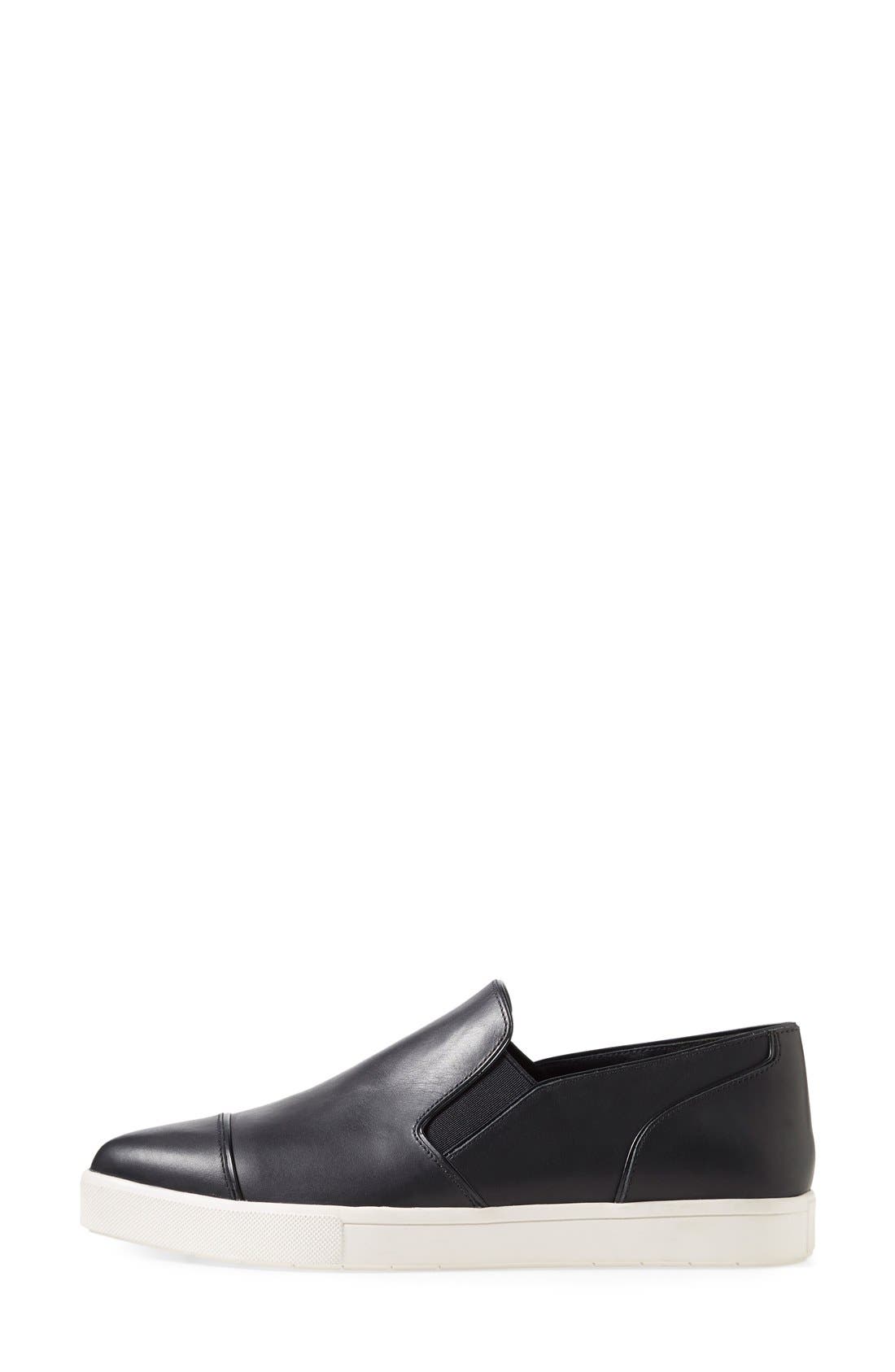 Vince 'Paeyre' Pointy Toe Slip-On Leather Sneaker, Alternate, color, 