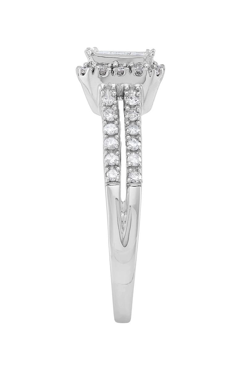 Frankie & Zoe Diamond Engagement Ring, Alternate, color, White Gold