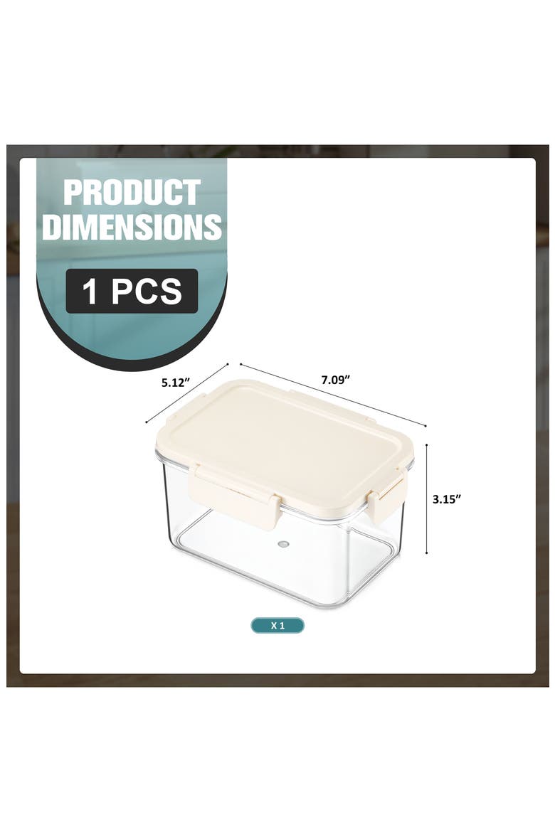 Airtight Food Storage Container, Alternate, color, NO COLOR