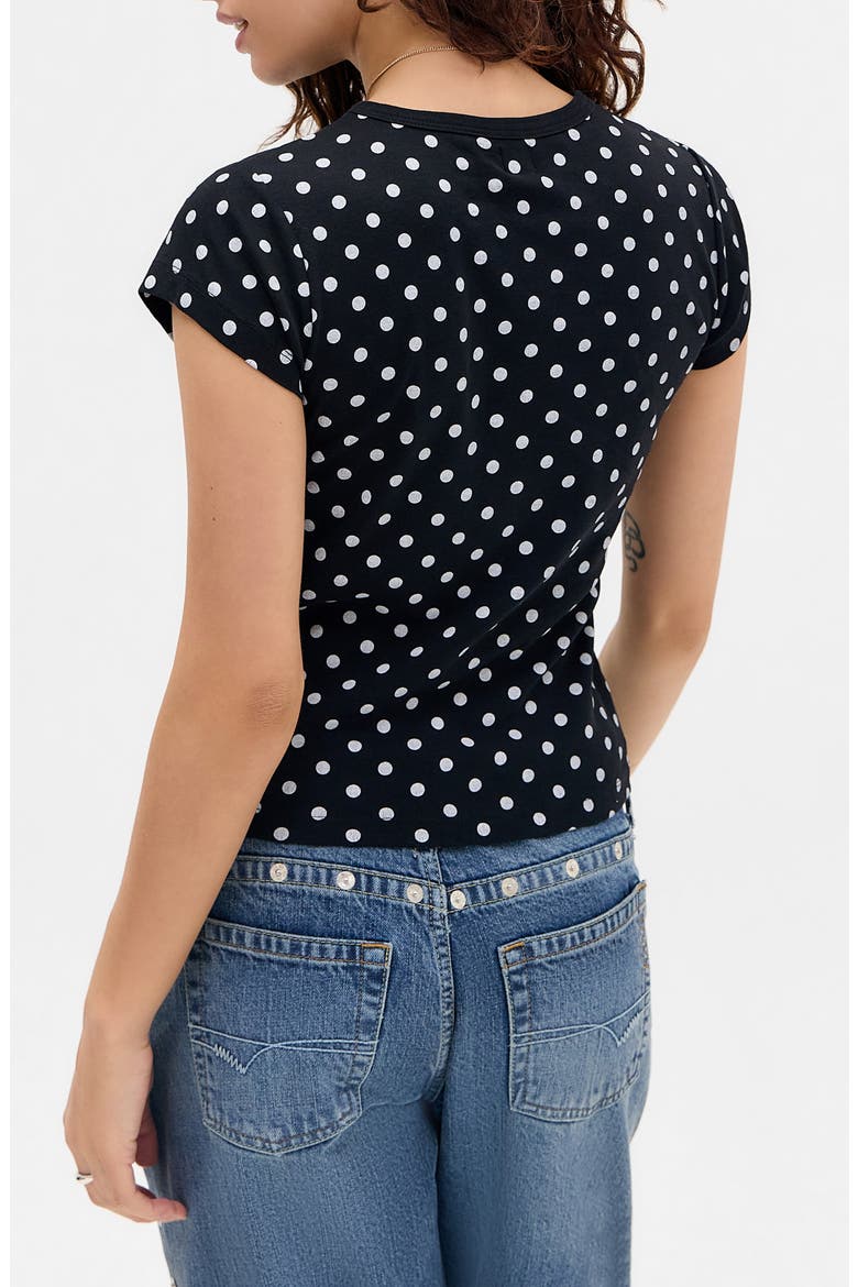 Polka Dot Fever Baby T-Shirt, Alternate, color, BLACK