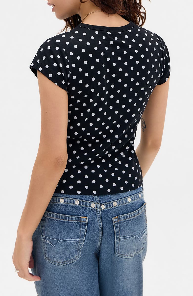 BDG Urban Outfitters Polka Dot Fever Baby T-Shirt, Alternate, color, Black