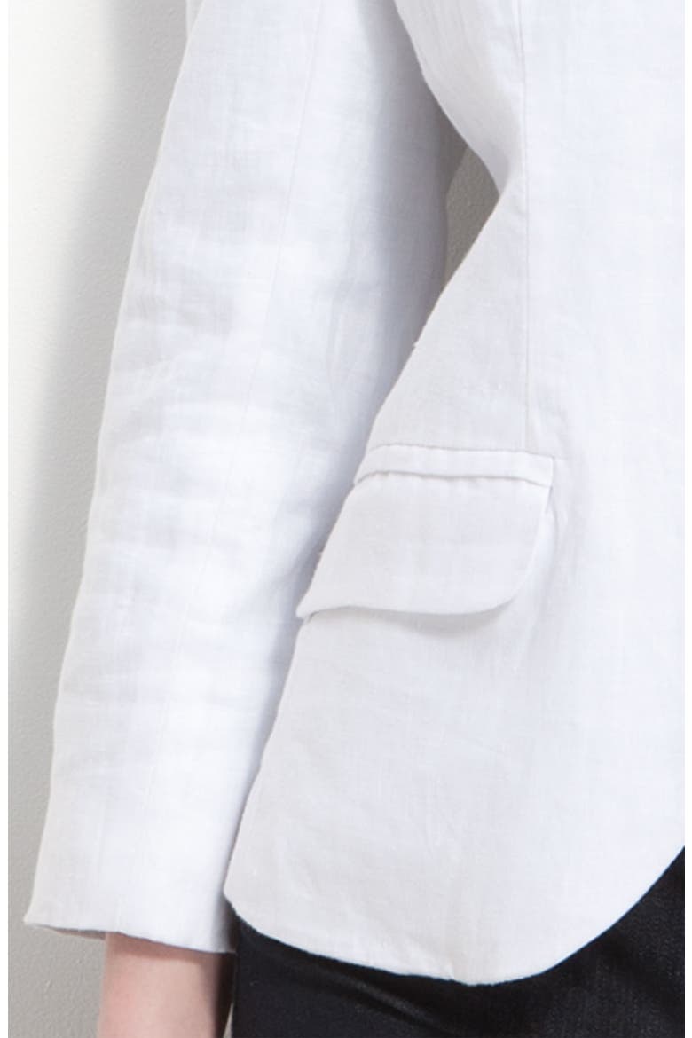 Gibson Linen Blazer, Alternate, color, WHITE