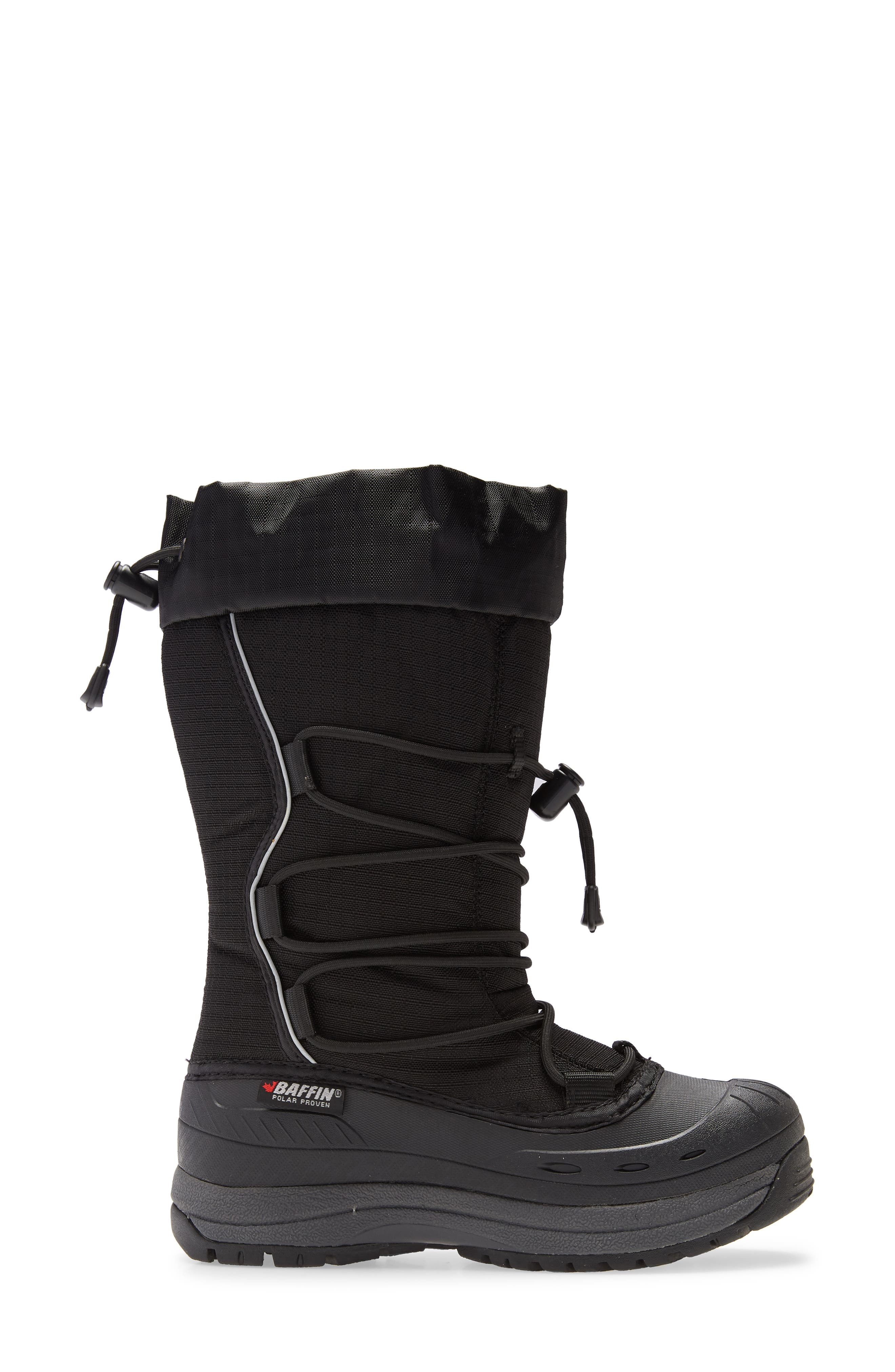 Baffin Snogoose Waterproof Winter Boot, Alternate, color, Black