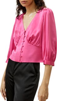 Lilysilk LILYSILK X SONIA Fitted Retro Corset Silk Top