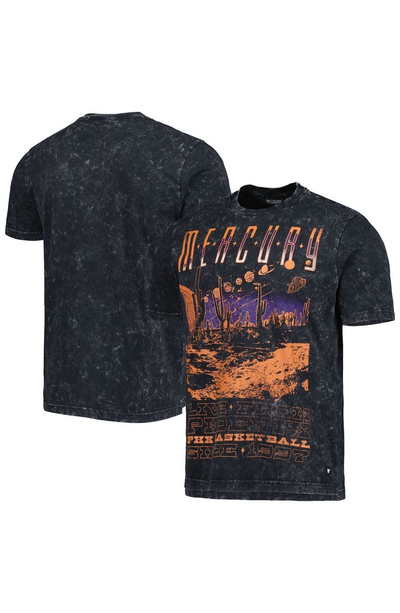 THE WILD COLLECTIVE Unisex The Wild Collective Black Phoenix Mercury Band T-Shirt, Main, color, 