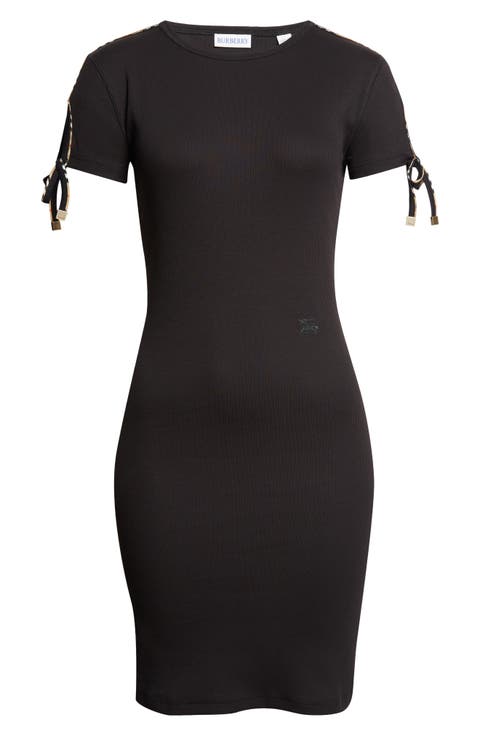 Tatiana Check Trim T-Shirt Dress