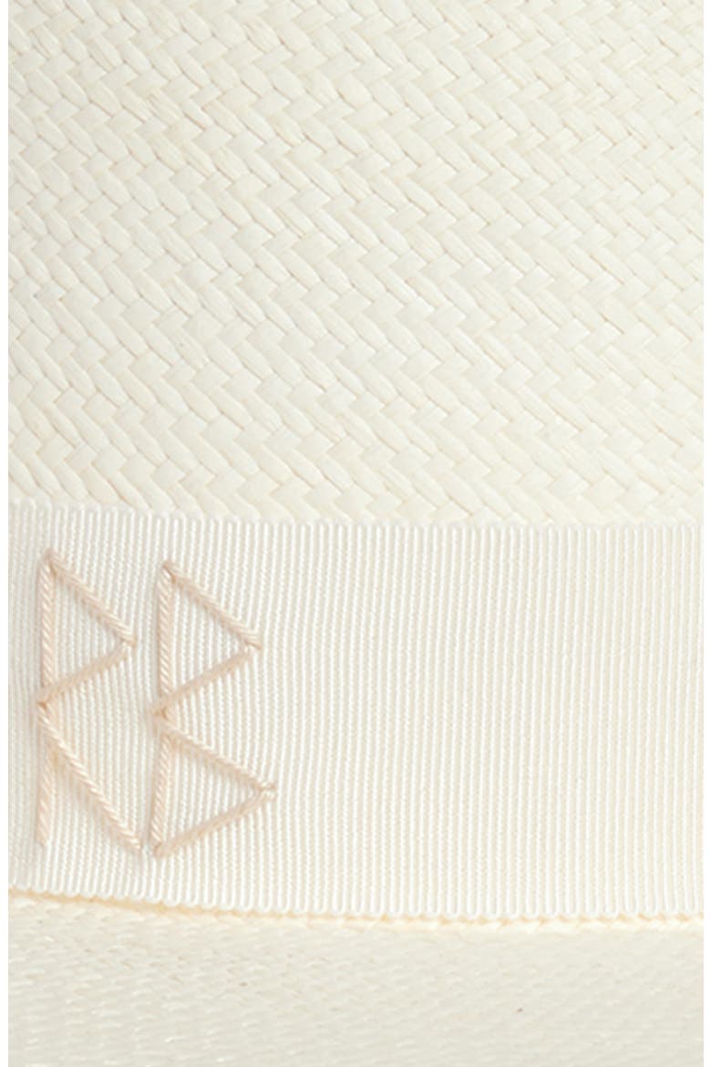 Woven Straw Gambler Hat, Alternate, color, WHITE