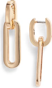 JENNY BIRD Teenie Detachable Link Drop Huggie Hoop Earrings