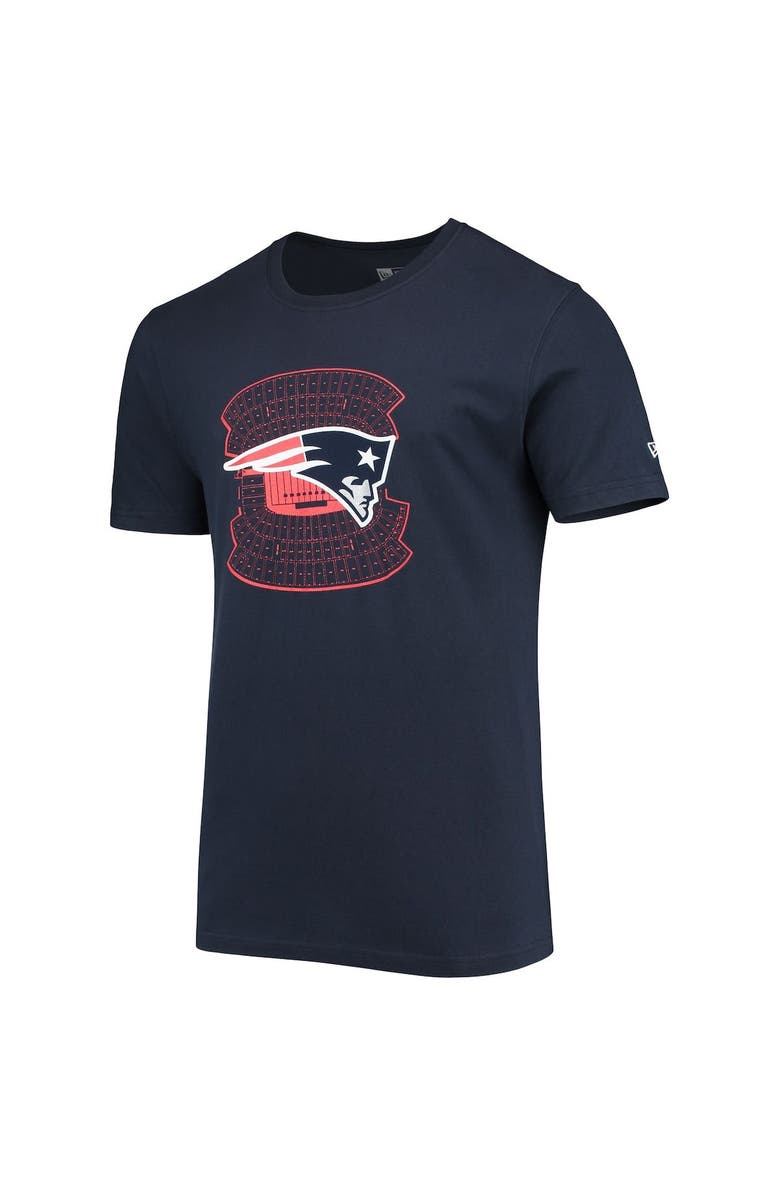 New Era Men's New Era Navy New England Patriots Stadium T-Shirt, Alternate, color, 